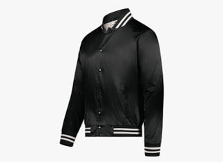 Satin jacket Black/White