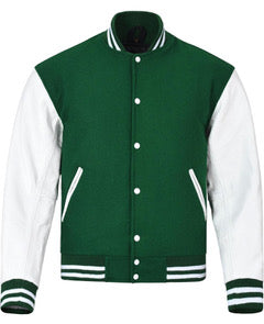 Varsity jacket green/white