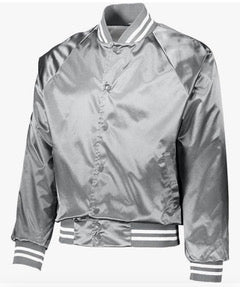 Satin jacket metallic/silver